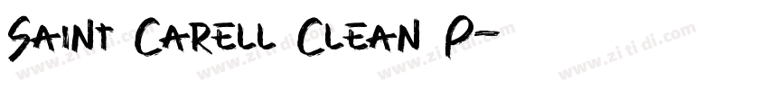 Saint Carell Clean P字体转换
